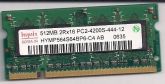 Memoria DDR2 notebok  512MB PC2-4200S  444 inynix 0635